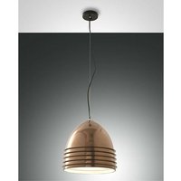 Fabas Luce Gavia Dome Pendel-Deckenleuchten Bronze Glas, E27 von FABAS LUCE LIGHTING