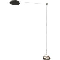 Fabas Luce Lighting - Arabella - Geräucherte dezentrale Pendelleuchte - Fabas Luce - 8W dimmbare led - Dezentrale Montage von FABAS LUCE LIGHTING