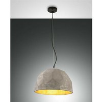 Fabas Luce Lighting - Fabas Luce Bloom Dome Pendel-Deckenleuchten Graues Glas, E27 von FABAS LUCE LIGHTING