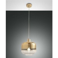 Fabas Luce Lighting - Fabas Luce Cathy Kuppel-Pendel-Deckenleuchten schattiertes Goldglas, E27 von FABAS LUCE LIGHTING