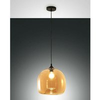 Fabas Luce Maia Dome Pendel-Deckenleuchten Bernsteinglas, E27 von FABAS LUCE LIGHTING