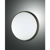 Fabas Luce Lighting - Fabas Luce Olly LED-Außenaufbau-Downlight Schwarzglas, IP54 von FABAS LUCE LIGHTING