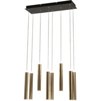 Fabas Luce Prado 8-flammige Pendelleuchte – 52 w dimmbare led – lineares Messingdesign von FABAS LUCE LIGHTING