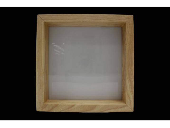 B-Ware Fabas Luce Led Wandleuchte Window Wandleuchte Leuchte Lampe 37 X 37cm Eichenholz B-Ware von FABAS-LUCE