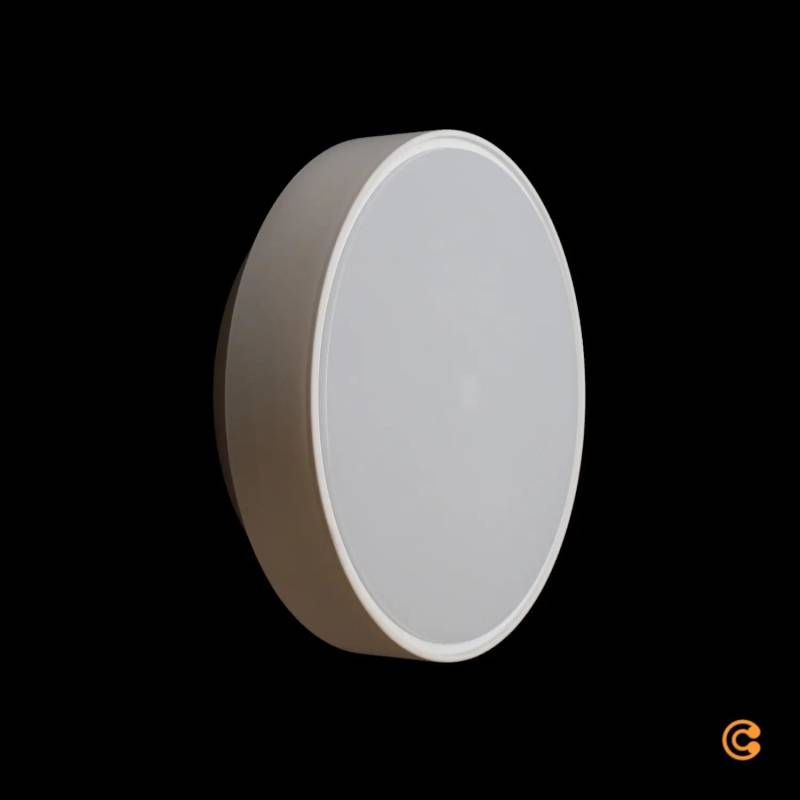 B-Ware Hatton Wandleuchte Lampe Sensorleuchte E27 Sensor 2x E27 Weiß Ip65 30cm von FABAS LUCE