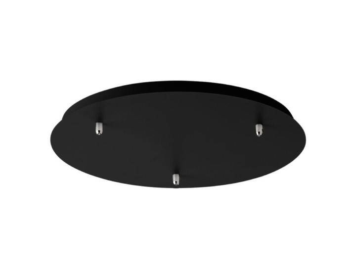 Fabas Luce Baldachin für Kit Luci - 3-flammig (Rondell ø 40 cm) , Schwarz von FABAS-LUCE