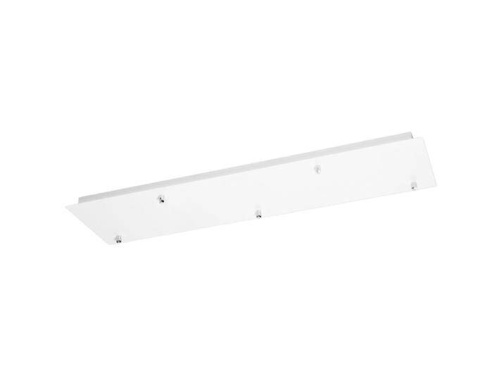 Fabas Luce Baldachin für Kit Luci - 5-flammig (breit 90 x 25 cm) , Weiß von FABAS-LUCE