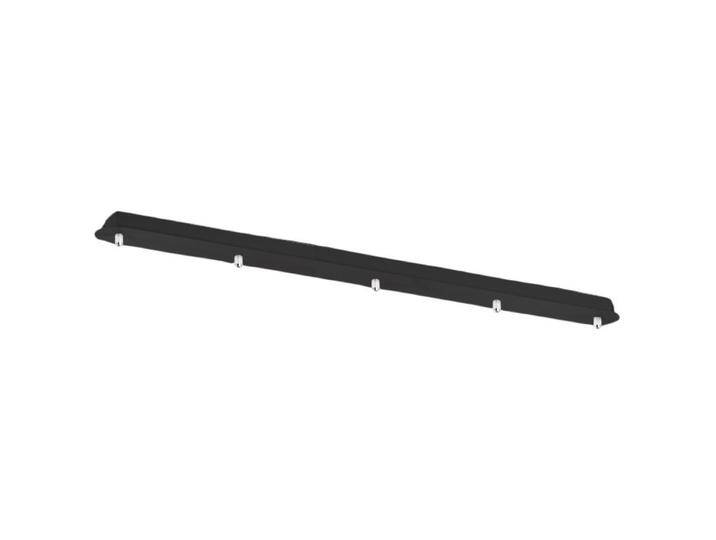 Fabas Luce Baldachin für Kit Luci - 5-flammig (lang 110 x 8 cm) , Schwarz von FABAS-LUCE