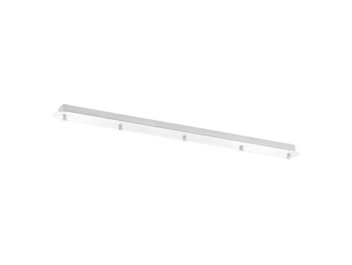 Fabas Luce Baldachin für Kit Luci - 5-flammig (lang 110 x 8 cm) , Weiß von FABAS-LUCE