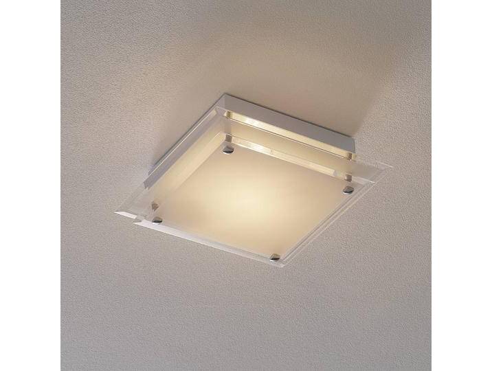 Fabas Luce Glas-Deckenleuchte Maggie 30 x 30 cm für Wohn & Esszimmer - Weiß - Modern von FABAS-LUCE