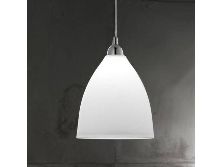 Fabas Luce Glas-Hängeleuchte PROVENZA 20 cm weiß für Wohn & Esszimmer - Modern von FABAS-LUCE