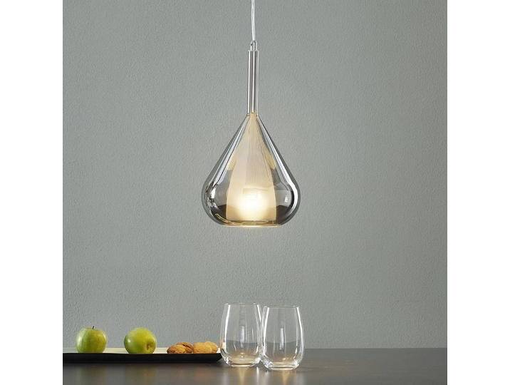 Fabas Luce Glas Hängelampe Lila, dimmbar, alu / grau / zink, für Wohn- / Esszimmer, Glas, Modern, Pendelleuchte von FABAS-LUCE