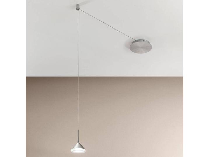 Fabas Luce Hängelampe Isabella, dimmbar, alu / grau / zink, für Wohn- / Esszimmer, Metall, Modern von FABAS-LUCE