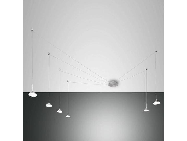 Fabas Luce Hängelampe Isabella, dimmbar, alu / grau / zink, für Wohn- / Esszimmer, Metall, Modern von FABAS-LUCE