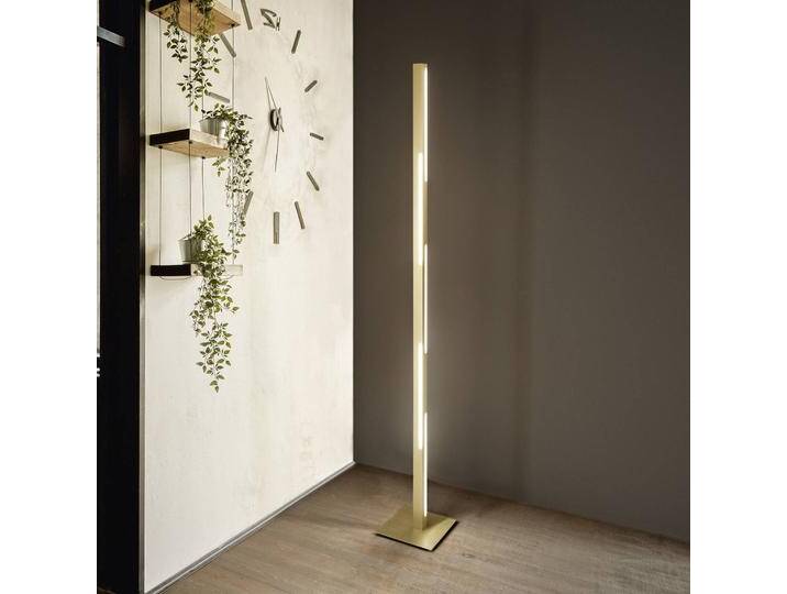 Fabas Luce LED Stehlampe Ling, dimmbar, messing / gold, für Wohn- / Esszimmer, Metall, Modern, LED Stehlampe von FABAS-LUCE