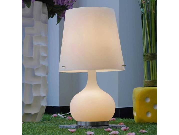 Fabas Luce Tischlampe ADE, weiß / opal, für Wohn- / Esszimmer, Glas, Modern, Tischlampe von FABAS-LUCE