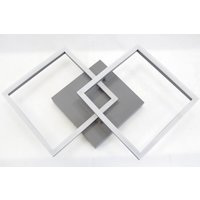 Gebraucht] Fabas Luce Led Deckenlampe Bard Deckenlampe Lampe 45x45 Cm 2flg Led Anthrazit B-Ware von FABAS LUCE