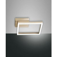 Fabas Luce Bard Integriertes led Semi-Flush Light Gold Mattglas von FABAS LUCE LIGHTING
