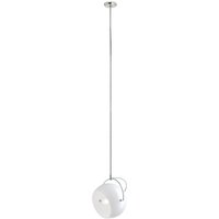 [GEBRAUCHT] Fabbian Beluga White Glas Hängeleuchte Pendelleuchte Deckenlampe Leuchte ø 20 Cm B-Ware von FABBIAN