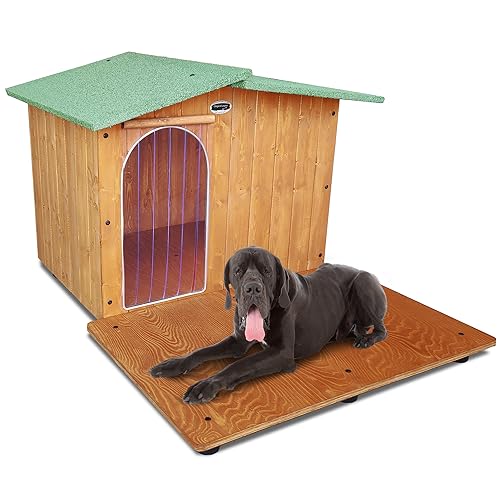 Hundehütten Hundehaus Hundehöhle mit Terrasse Aus Massiv Holz Echtholz Geshenk THERMOVORHANG Made in Italy Mod. Oasi E - Deutsche Dogge 119x153xH87 Hundehütten Hundehaus Hundehöhle mit Terrasse Aus Massiv Holz Echtholz Geshenk THERMOVORHANG Made in Italy Mod. Oasi E - Deutsche Dogge 119x153xH87 von ORIGINAL LEGNO