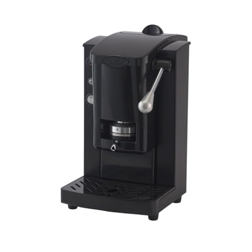 FABER COFFEE MACHINES | Modell Slot Kolor Plast | Kaffeemaschine für 44 mm ESE-Pads | Einstellbare Padpresse | Herausnehmbarer Padhalter mit Magnet (TOTAL BLACK DEEP NIGHT) von FABER COFFEE MACHINES