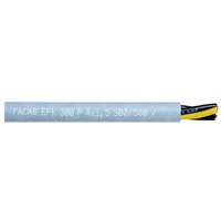 Faber Kabel 030955 Schleppkettenleitung EFK 300 P 5G 1.50mm² Grau Meterware von FABER KABEL