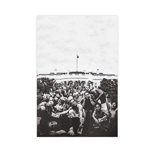FABIVA Kendrick Lamar Poster To Pimp A Butterfly Tracklist Album Cover Leinwand Poster Schlafzimmer Dekor Sport Landschaft Büro Zimmer Dekor Geschenk Unframe 60 x 90 cm von FABIVA