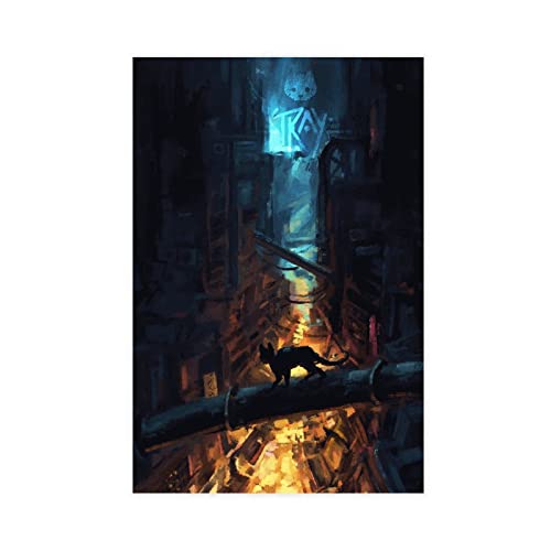 FABIVA Stray Game Poster 50 Leinwand Poster Schlafzimmer Dekor Sport Landschaft Büro Zimmer Dekor Geschenk ohne Rahmen Stil 30 x 45 cm FABIVA Stray Game Poster 50 Leinwand Poster Schlafzimmer Dekor Sport Landschaft Büro Zimmer Dekor Geschenk ohne Rahmen Stil 30 x 45 cm von FABIVA
