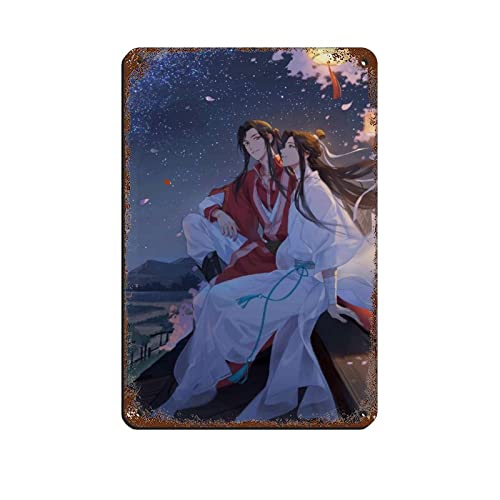 Heaven Official's Blessing Tian Guan Ci Fu 7 Retro Poster Metall Blechschild Chic Art Retro Eisen Malerei Bar Menschen Höhle Cafe Familie Garage Poster Wanddekoration 20 x 30 cm von FABIVA
