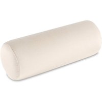 Zylindrisches Kissen zum Schlaf, das gepolstert und mit Polychon -Anti -schwebender Polyester bedeckt ist - Beige - Beige von FABOTEX