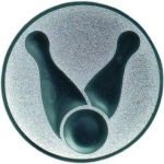 Pokal Emblem Bowling - 50 mm/silber Pokal Emblem Bowling - 50 mm/silber von FABRIKSTORES GmbH