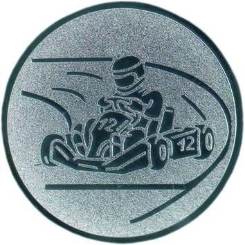 Pokal Emblem Go-Kart - 50 mm/silber Pokal Emblem Go-Kart - 50 mm/silber von FABRIKSTORES GmbH