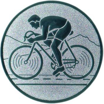 Pokal Emblem Radfahren - 50 mm/silber Pokal Emblem Radfahren - 50 mm/silber von FABRIKSTORES GmbH