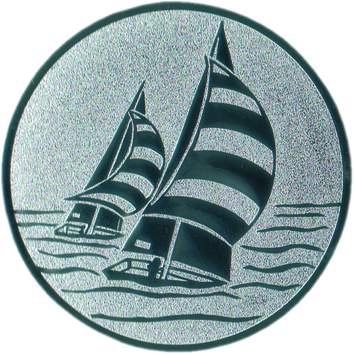 Pokal Emblem Segeln - 25 mm/silber Pokal Emblem Segeln - 25 mm/silber von FABRIKSTORES GmbH