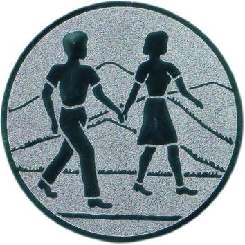 Pokal Emblem Wandern - 50 mm/silber Pokal Emblem Wandern - 50 mm/silber von FABRIKSTORES GmbH