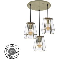 3xe27 leder deckenleuchte regx42x42 cm 3xe27 leder deckenleuchte regx42x42 cm von FABRILAMP