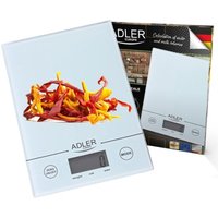 AD 3138 weiße Küchenwaage AD 3138 weiße Küchenwaage von FABRILAMP