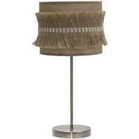 Akunadecor Kleine Tischlampe Modell Kala Leder mit Fransen Lampenschirm From Fransen - Fabrilamp Akunadecor Kleine Tischlampe Modell Kala Leder mit Fransen Lampenschirm From Fransen - Fabrilamp von FABRILAMP