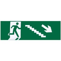 Aufkleber Notausgang Treppe rechts Abstieg 6,5x20x0,01 cm Aufkleber Notausgang Treppe rechts Abstieg 6,5x20x0,01 cm von FABRILAMP