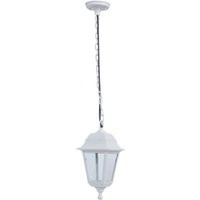 Basil Pendelleuchte 1xe27 weiß ip44 polycarbonat regx15x15 cm von FABRILAMP
