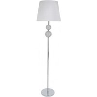 Fabrilamp - Bogota 1xe27 Chrom weiß Lampenschirm 160x38x38 cm von FABRILAMP