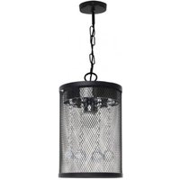 Davy Pendelleuchte 1xe27 Schwarz/Chrom Reg.x18d de FABRILAMP. von FABRILAMP
