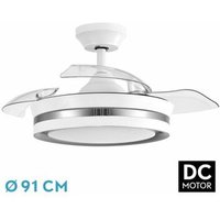 Dc Viper Ventilator Weiß/Silber 48 w 3 Flügel von FABRILAMP