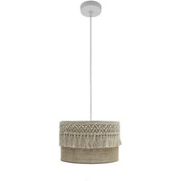 Akunadecor Pendelleuchte De Die Ekaterina Serie Rustic Style Beige Finish De - Fabrilamp von FABRILAMP