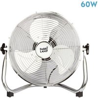 Fabrilamp - Industrieventilator Libis 60w Chrom 40d 3 Stufen 44x48,5x27,5 Cm von FABRILAMP
