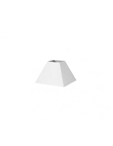 FABRILAMP - Lampenschirm Piramide Mezzo E27 Weiß 20dx10dx15h Popeline - FAB 176442001 von FABRILAMP