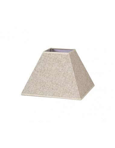 FABRILAMP - Lampenschirm Piramide Tenorio E27 Leinen beige 35dx15dx25h - FAB 176643515 von FABRILAMP