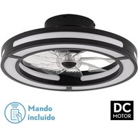 FABRILAMP Ventilator DC 58w Kastoria Schwarz 8 Flügel Abs Transp 50d 6 Geschwindigkeiten 5900lm 3 Farben / Erdbeben, Speicher & Timer FABRILAMP Ventilator DC 58w Kastoria Schwarz 8 Flügel Abs Transp 50d 6 Geschwindigkeiten 5900lm 3 Farben / Erdbeben, Speicher & Timer von FABRILAMP