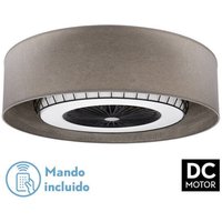 Fabrilamp - Ventilator dc Tania 72w Wood Grey 5 Flügel 6 Geschwindigkeiten 3col Remote,memory,reg.Intensität,timer 6120lm 70d von FABRILAMP