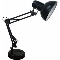 FABRILAMPE 140371009 Bewegliche Schreibtischlampe Rutil 1xe27 Mattschwarz 57x39x15 cm von FABRILAMP